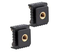2 Pz Supporto Lampeggiante Esterno Lampeggiante Freddo Hot Shoe Staffa Adattatore di Montaggio 1/4 "Vite Per Treppiede Fotografia Accessori