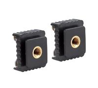 2 Pz Supporto Lampeggiante Esterno Lampeggiante Freddo Hot Shoe Staffa Adattatore di Montaggio 1/4 "Vite Per Treppiede Fotografia Accessori Adattatore Base