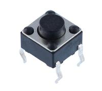 2 Pz Switch Electronics Pulsante Tattile SPST 6x6x5mm PCB Momentaneo