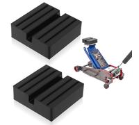 2 Pz Tampone in Gomma per Cric per Auto, 75mm Tampone Cric Auto, Tamponi in Gomma per Crics, Jack Pads Antiscivolo, Tamponi per Ponte Sollevatore Autos, Cavalletto Autos