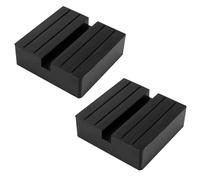 2 Pz Tampone in Gomma per Cric per Auto, Tampone Cric Auto, Cuscinetti in Gomma per Crics, Jack Pads Antiscivolo con Scanalatura, Tamponi per Ponte Sollevatore Autos