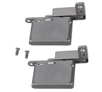 2 pz telaio in alluminio porta in vetro buffer idraulico su e giù alberi cerniera nascosta cerniera regolabile porta armadio hardware idraulico smorzamento Buffering cerniera