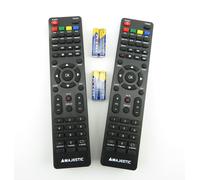 2 pz TELECOM. ORIG. x TV MAJESTIC Mod. TVD265 S2 LED - SERIE MP - BATTERIE INCL.