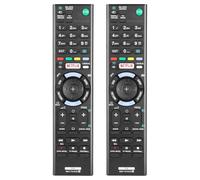 2 PZ Telecomando RMT-TX101D Compatibile con Sony TV KDL-32R415 KDL-32W705C KDL-40W705C KDL-48W705C KDL-24W605A KD-75X8501C KD-75X8505C KD-49XE7077 Sostituzione Controllore con NETFLIX Pulsante