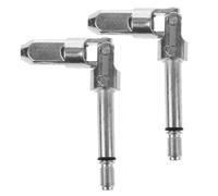 2 pz Testa Cardanica Pressione Pneumatici Acciaio Scarico Jack Jack