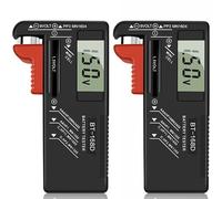 2 Pz Tester Batteria Digitale, Tester Batteria Universale Tester Batteria Domest