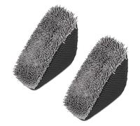 2 Pz Tire Shine Applicator, Tampone Lucidante per Pneumatici in Microfibra Applicatore per Lucidatura Pneumatici Triangolare Spugne per Applicazione Pneumatici per la Pulizia Dell'Auto