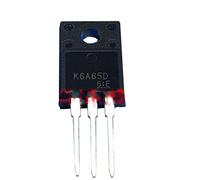2 pz TK6A65D TK6A65 K6A65D Regolatore di commutazione Applicazioni TO-220F