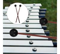 2 pz Tongue Drum Mallet Glockenspiel Sticks Drum Stick Mallet Gomma di Silicone