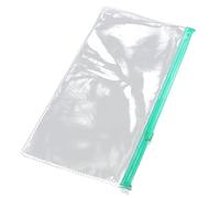 2 pz trasparente portatile impermeabile archivio borsa Zip cartella matita penna caso sacchetto utile
