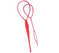 2 pz treccia capelli treccia dispositivo di avvolgimento donne ragazze bambini acconciatura dressing styling strumento, rosso