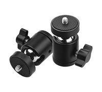 2 pz treppiede girevole 360 gradi di rotazione adattatore base con universale 14 pollici vite supporti per DSLR ILDC fotocamera DV monopiede luce stand