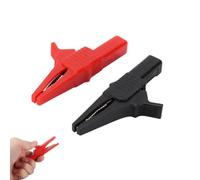 2 pz U08 4mm Clip Completamente Isolate, Clip a Coccodrillo Isolate in Ottone Morsetti a Coccodrillo per Cavo Elettrico 32a/1000v Parti dell'attrezzatura di Prova per Prova di