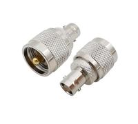 2 pz UHF Maschio A BNC Femmina Connettori UHF PL259 Pl-259 A BNC Jack Adattatori Coassiali Coassiali RF for Ham Radio Antenna Cavo Coassiale