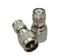 2 pz UHF PL259 Spina Maschio A TNC Spina Maschio Adattatore Coassiale RF Terminali del Cavo del Connettore
