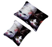 2 pz Uomo con un fiocco trama mitologica di Apollo Artemis pittura greca borsa cosmetica tascabile borsa cosmetica auto-chiusura Shrapnel sacchetto di trucco, mini borsa portatile da viaggio per