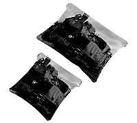 2 pz Uomo con un fiocco trama mitologica di Apollo Artemis pittura greca borsa cosmetica tascabile borsa cosmetica auto-chiusura Shrapnel sacchetto di trucco, mini borsa portatile da viaggio per