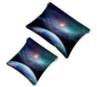 2 pz Uomo con un fiocco trama mitologica di Apollo Artemis pittura greca borsa cosmetica tascabile borsa cosmetica auto-chiusura Shrapnel sacchetto di trucco, mini borsa portatile da viaggio per