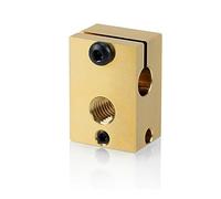 2 pz V6 PT100 Blocco Riscaldato Hotend Estrusore Alluminio Ottone PT100 V6 Blocco di Calore Parti Della Stampante 3D Ricambi e accessori per stampanti 3D