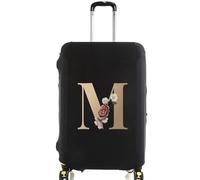 2 pz Valigia Da Viaggio Protettiva Coperture di Spessore Elastico Bagagli Della Copertura Della Protezione for 18 "-28" Bagaglio Borsa Per Valigie(Black M,L)
