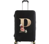 2 pz Valigia Da Viaggio Protettiva Coperture di Spessore Elastico Bagagli Della Copertura Protezione for 18 "-28" Bagaglio Borsa Per Valigie(Black P,L)