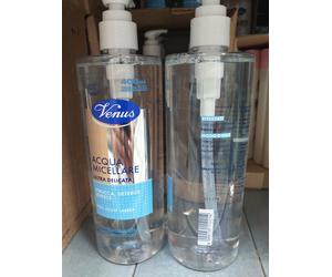 2 pz Venus Acqua Micellare Ultra Delicata Strucca Deterge Lenisce Viso Occhi