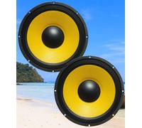 2 PZ. WOOFER 38 CM 4 OHM 15" 800w ALTOPARLANTI PANNELLO AUTO O CASSE ACUSTICHE