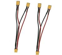 2 Pz XT30 Parallelo 1-femmina a 2-maschio Connettore Batteria 18 centimetri Lunghezza per RC Aircraft Balance Charger