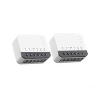 2 PZ ZBMINIR2 Modulo Interruttore Luce Intelligente per ZigBee Hub Telecomando Controllo Vocale per Alexa Google Home IFTTT Scene Timer Automazione Mesh Repeater 10A 120V Compatto Bianco 39.5x33mm
