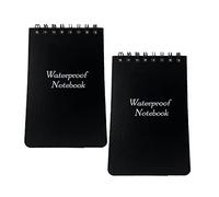 2 quaderni impermeabili, blocco note della polizia da 3 x 5 pollici, scrivi nel taccuino tascabile della pioggia, blocco note di carta per tutte le stagioni con copertura..