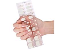 2. Quick-Dry Self-Adhesive Art Strips Design Bendable Gel For Busy Women & Travel Trends Nail Stickers Waterproof