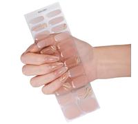2. Quick-Dry Self-Adhesive Art Strips Design Bendable Gel For Busy Women & Travel Trends Nail Stickers Waterproof