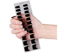 2. Quick-Dry Self-Adhesive Art Strips Design Bendable Gel For Busy Women & Travel Trends Nail Stickers Waterproof