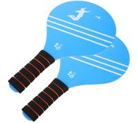 2 racchette in legno per badminton, racchette in legno per giochi con la palla