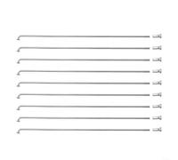 2 raggi in acciaio da 5 mm di diametro, 36 pezzi, 12 G, 12 K, per ruote Ebike con design a filo di carico, opzioni di lunghezza 80 305 mm per la costruzione e la riparazione di ruote di biciclette