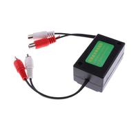 2 RCA A 2 RCA Ground Loop Isolator Noise Audio Filter Per Car Home