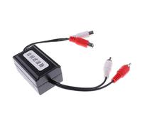 2 RCA A 2 RCA Ground Loop Isolator Noise Audio Filter Per Car Home Stereo