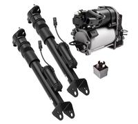 2 Rear Shock Absorber + Air Compressor Pump for Mercedes Benz ML GL-Class X164