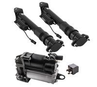 2 Rear Shock Absorber + Air Compressor Pump for Mercedes Benz ML GL-Class X164