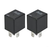 2 relè per auto 12 V 40 A 5 pin ACB13201 CB1-12 V con connettore mini ISO resistente al calore per compressore auto camion nero