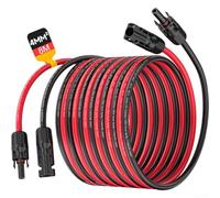 2 resistenti 4 per (12 AWG) 8 m cavo solare con connettori IP68 pezzi per pannelli Pv rame stagnato filo impermeabile UV Mm² Home S
