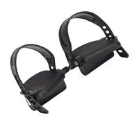 2 ricambio per pedali per cyclette da interno, pedali per bici da fitness per interni sinistro e destro, set biciclette con cinghia per pedali regolabile