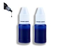 2 ricariche di inchiostro blu scuro in/k St/amp, I/nk per francobolli, St/amp in/k per tamponi di inchiostro, protezione contro il furto di identità Roller Stam/p in/k, ricaricabili I/nk per