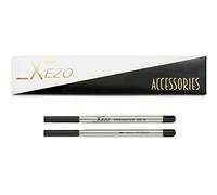 2 ricariche Xezo SSC-M nere per penne a sfera, formato standard. Larghezza di tratto medio-fine. Prodotte in Germania