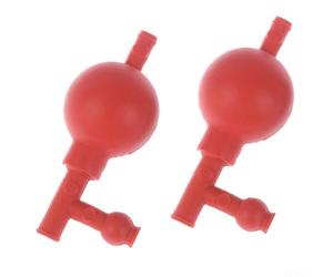 2 riempitrici per pipette in gomma con tre valvole, compatibili con riempitrici per pipette da laboratorio, per l'uso in contesti di ricerca scientifica ed educativa