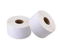 2 Roll 2000 pezzi Etichette Adesive 57x32mm Etichette Termiche Bianche su Rotolo Etichette Adesive Bianche Autoadesive Permanenti, per Codici a Barre, Catering, Barattoli