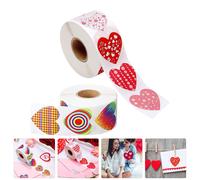 2 Rolls Adesivi Per Imballaggio Sacchetti Feste Etichette Di Tenuta