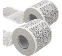 2 Rolls Carta Velina Da Bagno Per Il Water Documenti Igienici Tessuto Del
