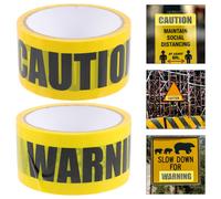 2 Rolls Nastro Caution Segnaletico Adesivi Di Avvertimento Tema Halloween