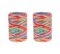 2 Rolls Spago Colorato Cordini Carta Rafia Corda Decorativa Artigianale